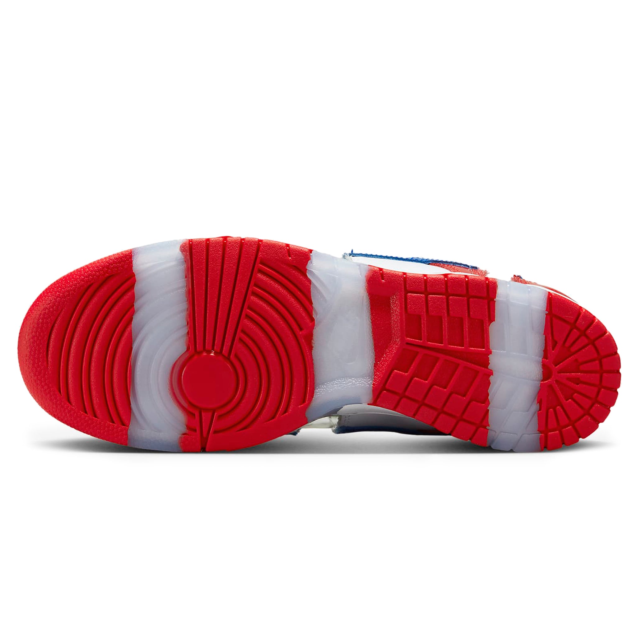 Sole view of Nike x eBay SB Dunk Low Sandy Bodecker FD8777-100